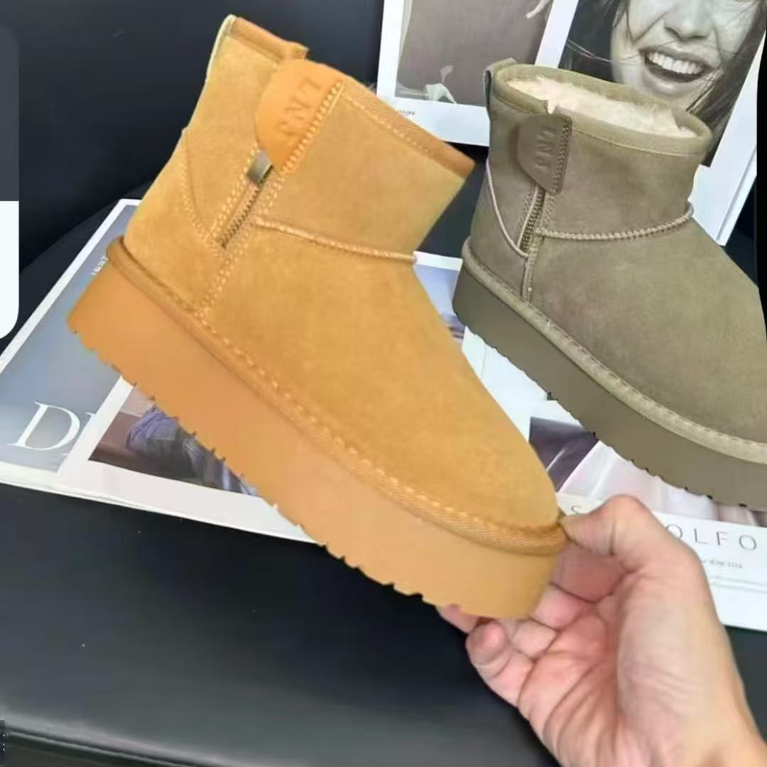 雪地棉女士鞋子保暖加厚加绒鞋