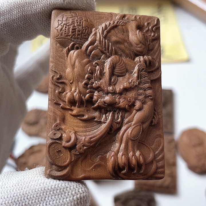 檀香木无事牌檀香木貔恘牌子