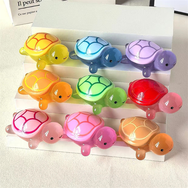 夜光乌龟树脂萌粒diy摆件