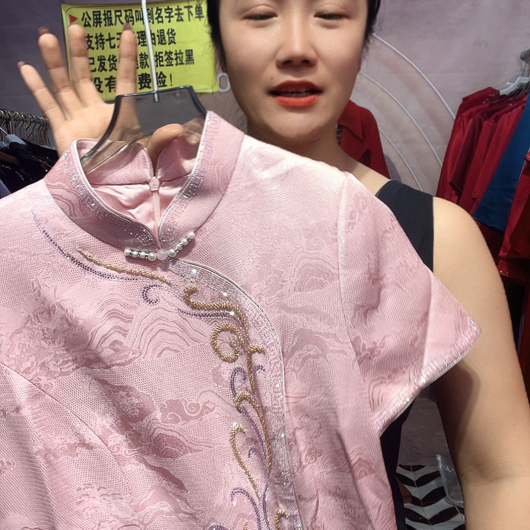 燕***格xl码旗袍连衣裙修身显瘦