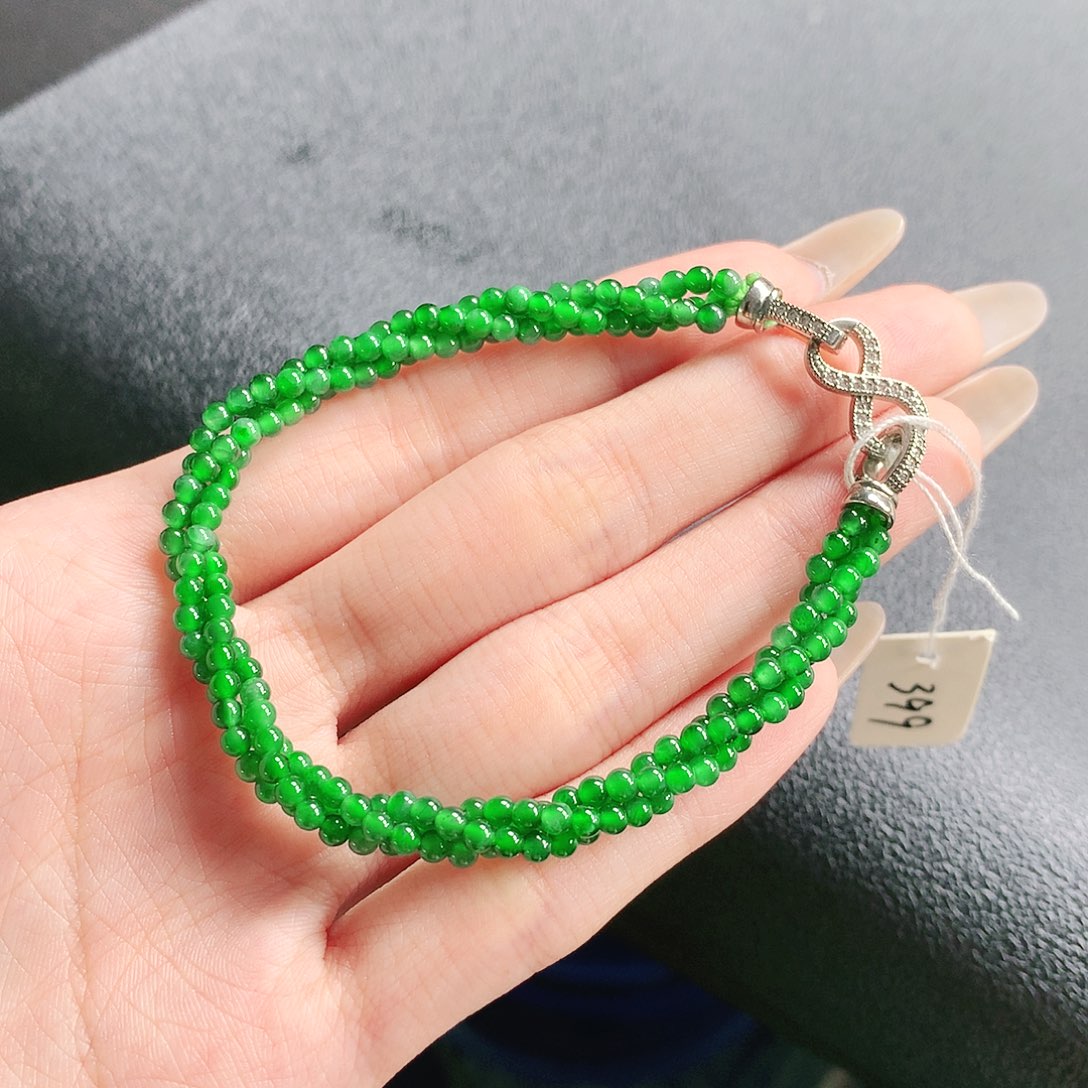 翡翠未镶嵌手链手链