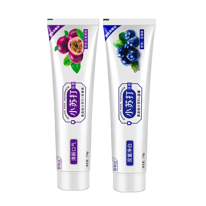 三赠品   小苏打水果牙膏去黄去渍洁白健齿护龈清香果香深层护理