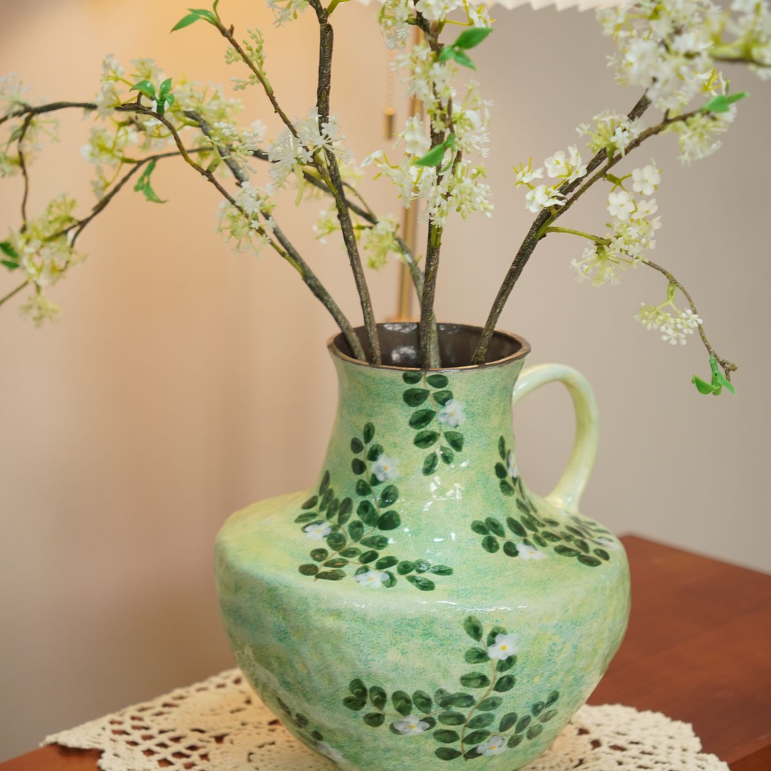 A60-景德镇手工花盆花器家居茶室简约高档摆件