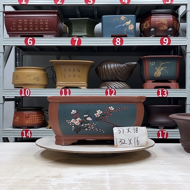 紫砂花盆紫砂花盆