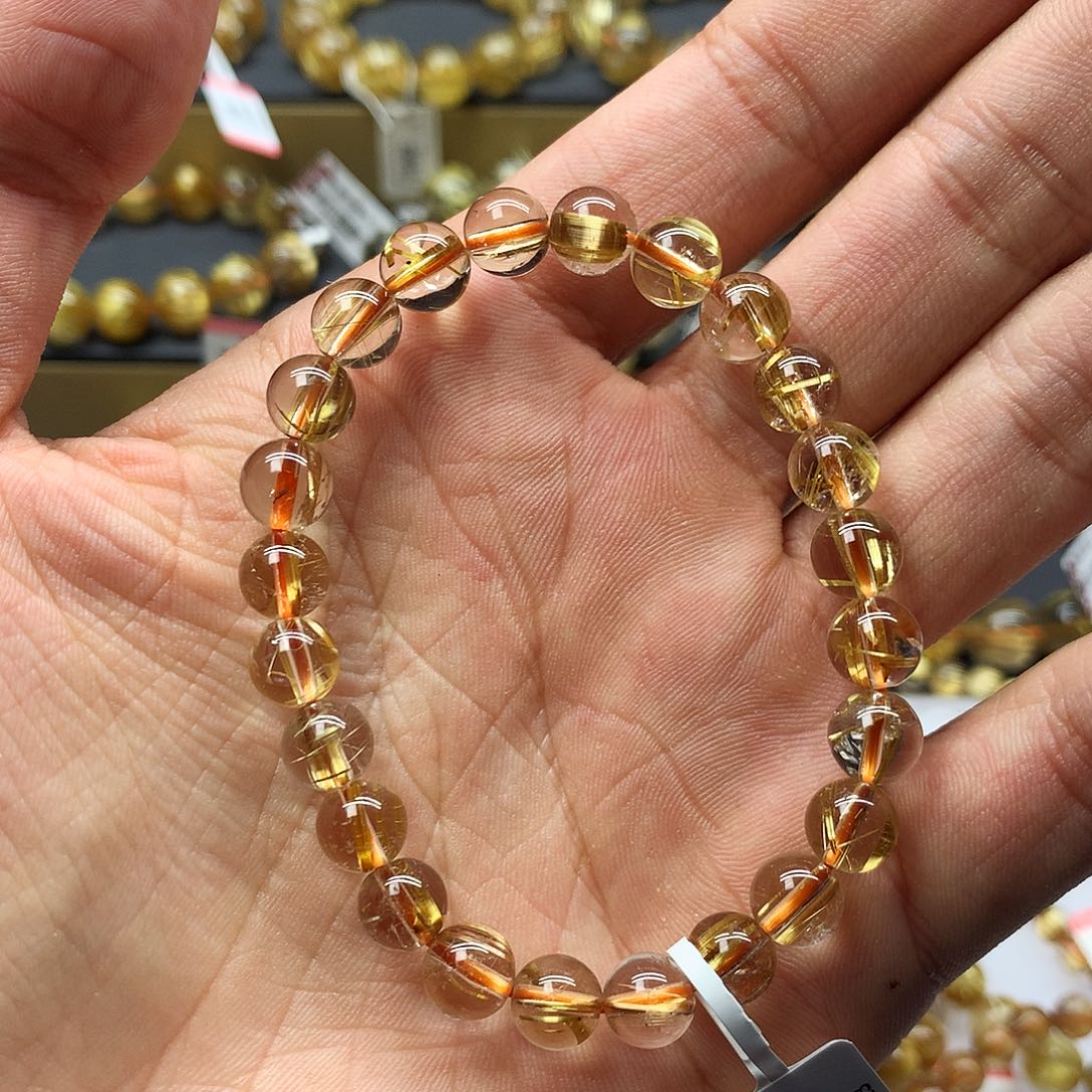 水晶手链未镶嵌钛晶8