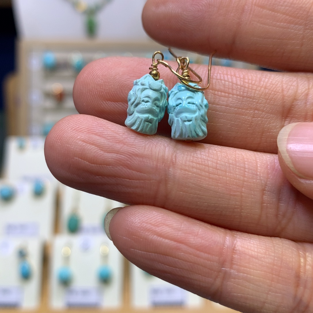 绿松石合金耳饰耳饰