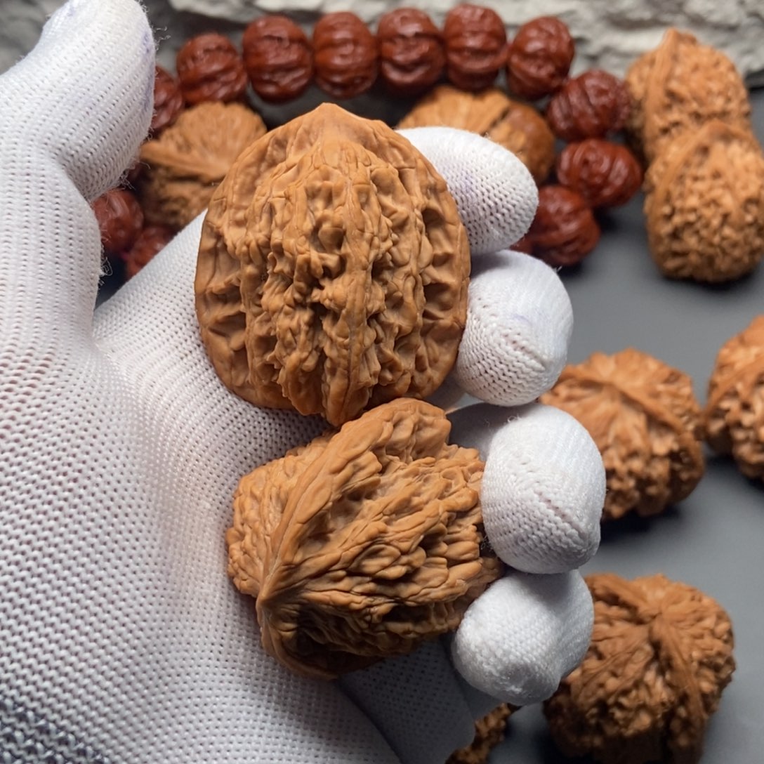 吊坠文玩核桃41麦穗虎头