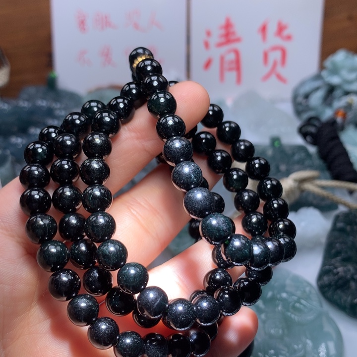 翡翠颈饰未镶嵌保真天然A货翡翠