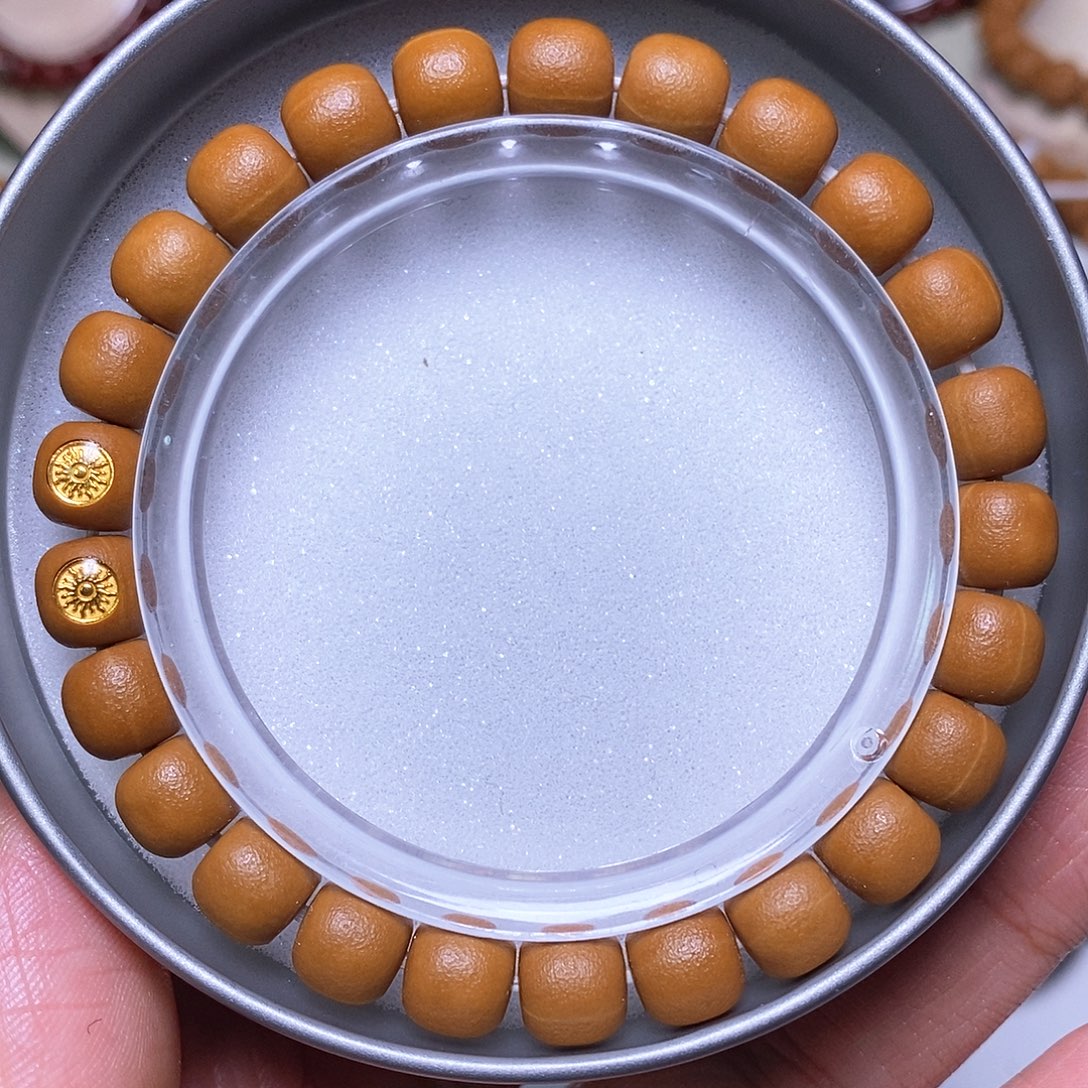 手串猴头核桃哑光橘皮道珠老型全品尺寸9+