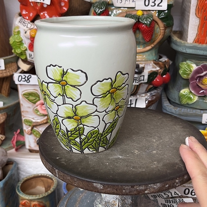 粗陶材质多肉花盆