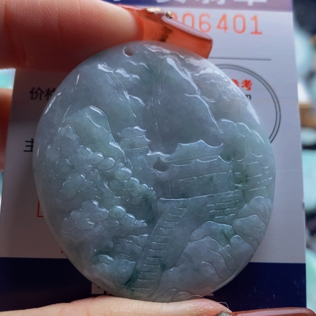 翡翠吊坠(不含链)未镶嵌