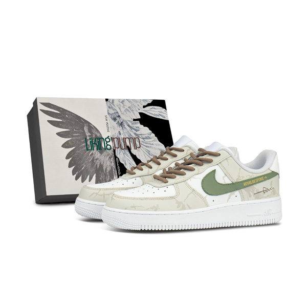 【定制球鞋】Nike棕绿序章学院风情侣百搭舒适耐磨30岁到35岁