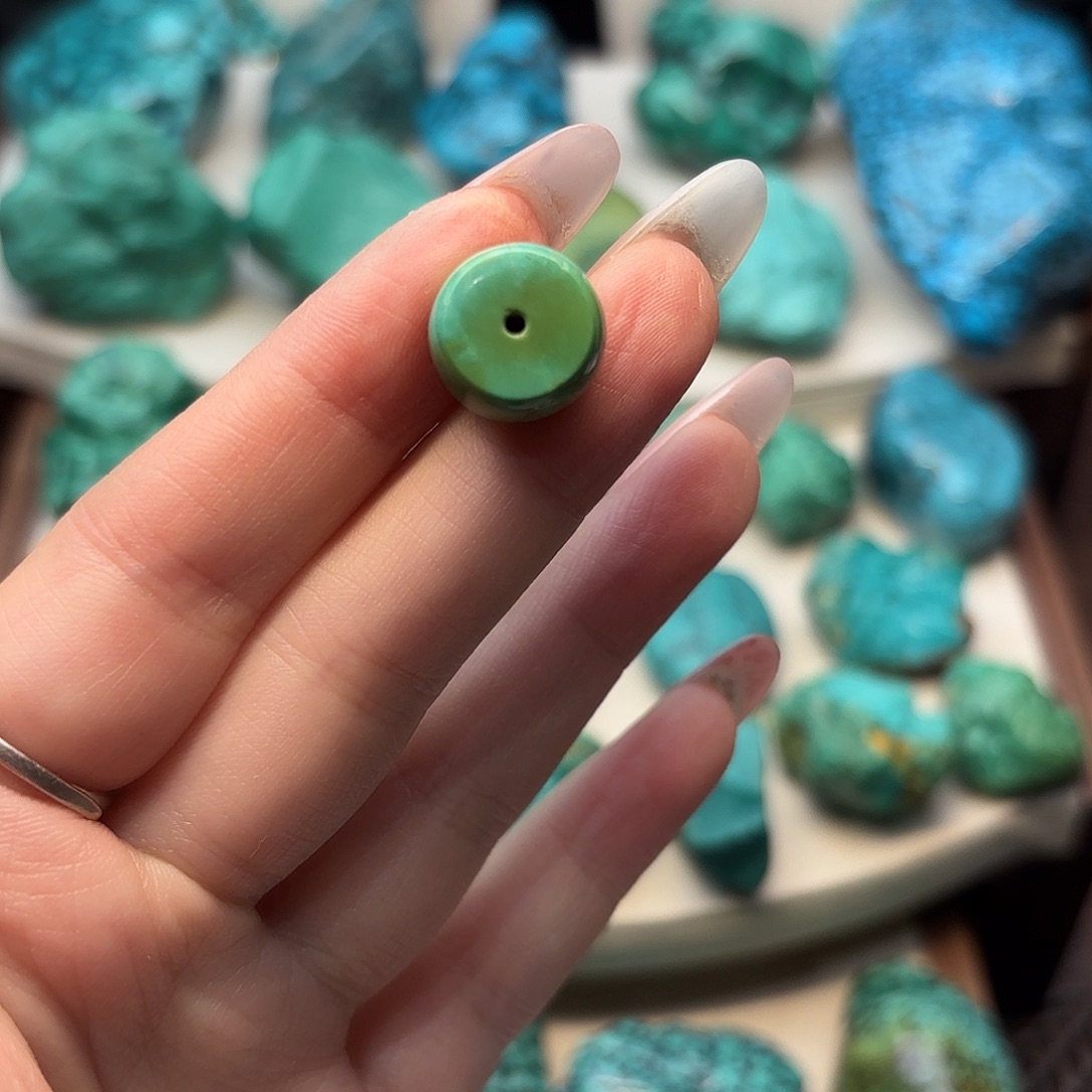 绿松石未镶嵌绿松石老型