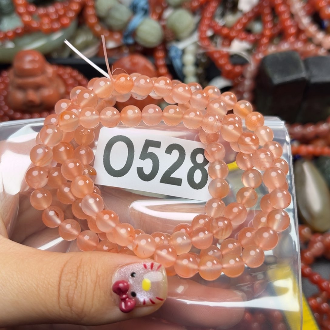 南红玛瑙珠宝奇石未镶嵌6*+