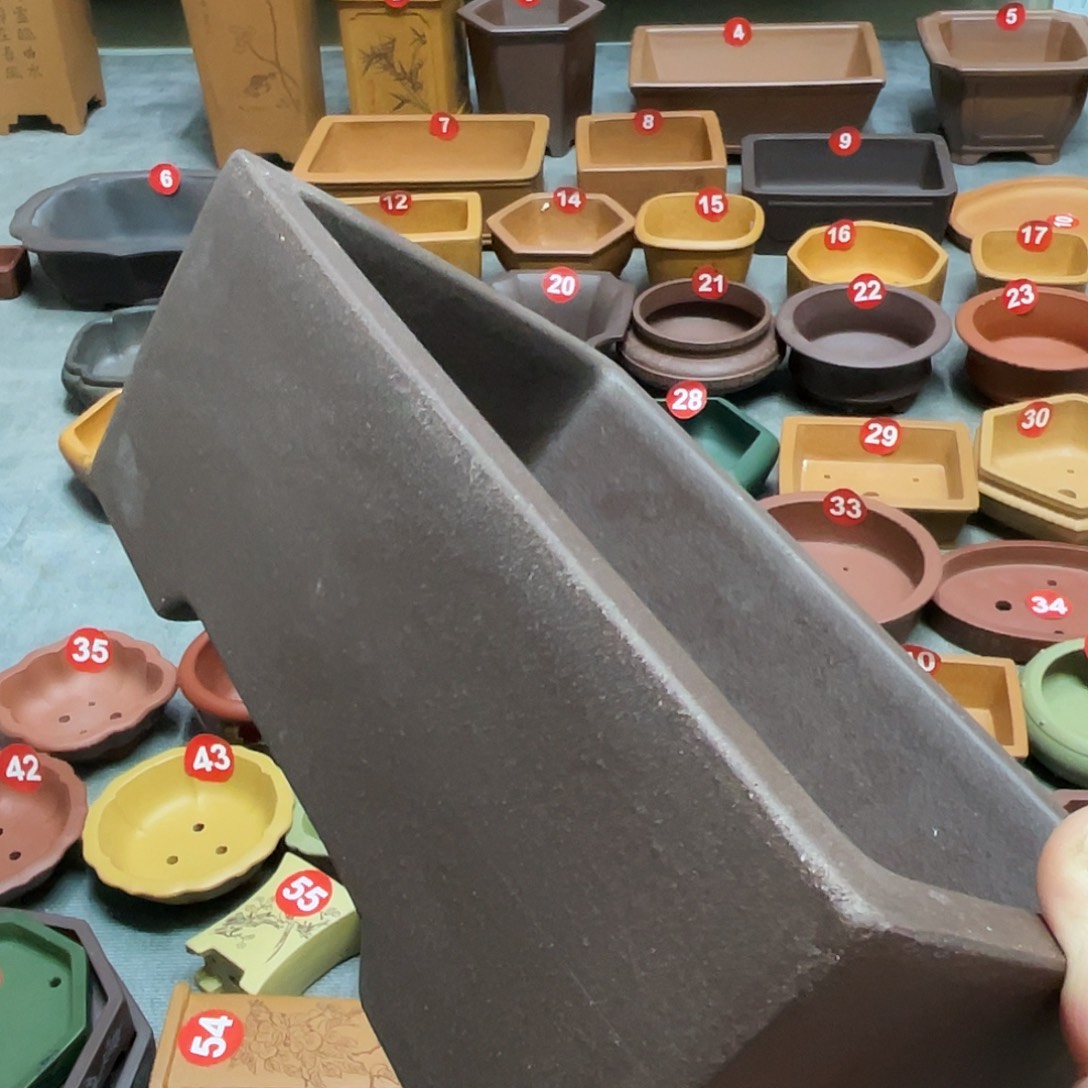 紫砂小盆15.5*8.5*4.5cm