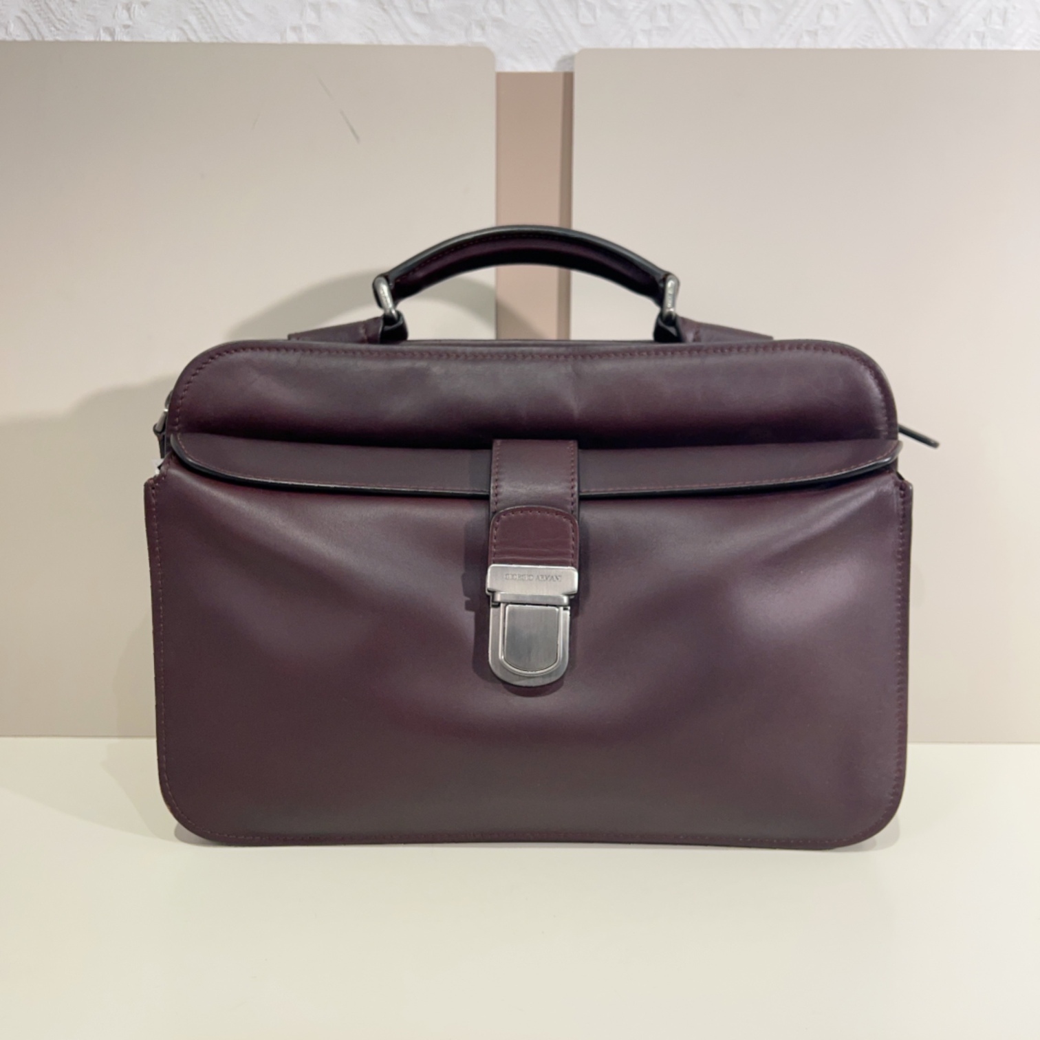 95新 GIORGIO ARMANI/阿玛尼 阿玛尼限量款百中排四手提包cj6556