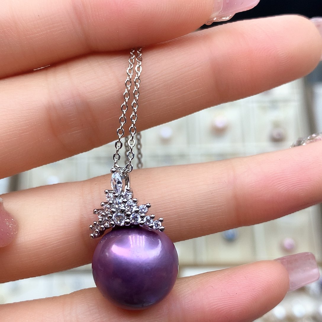 淡水珍珠颈饰合金