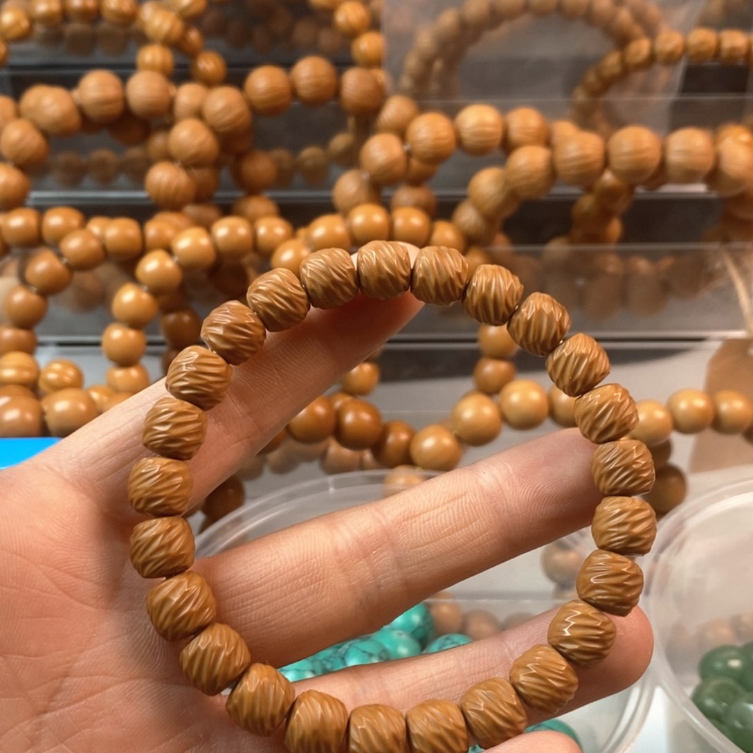 猴头核桃手串云锦