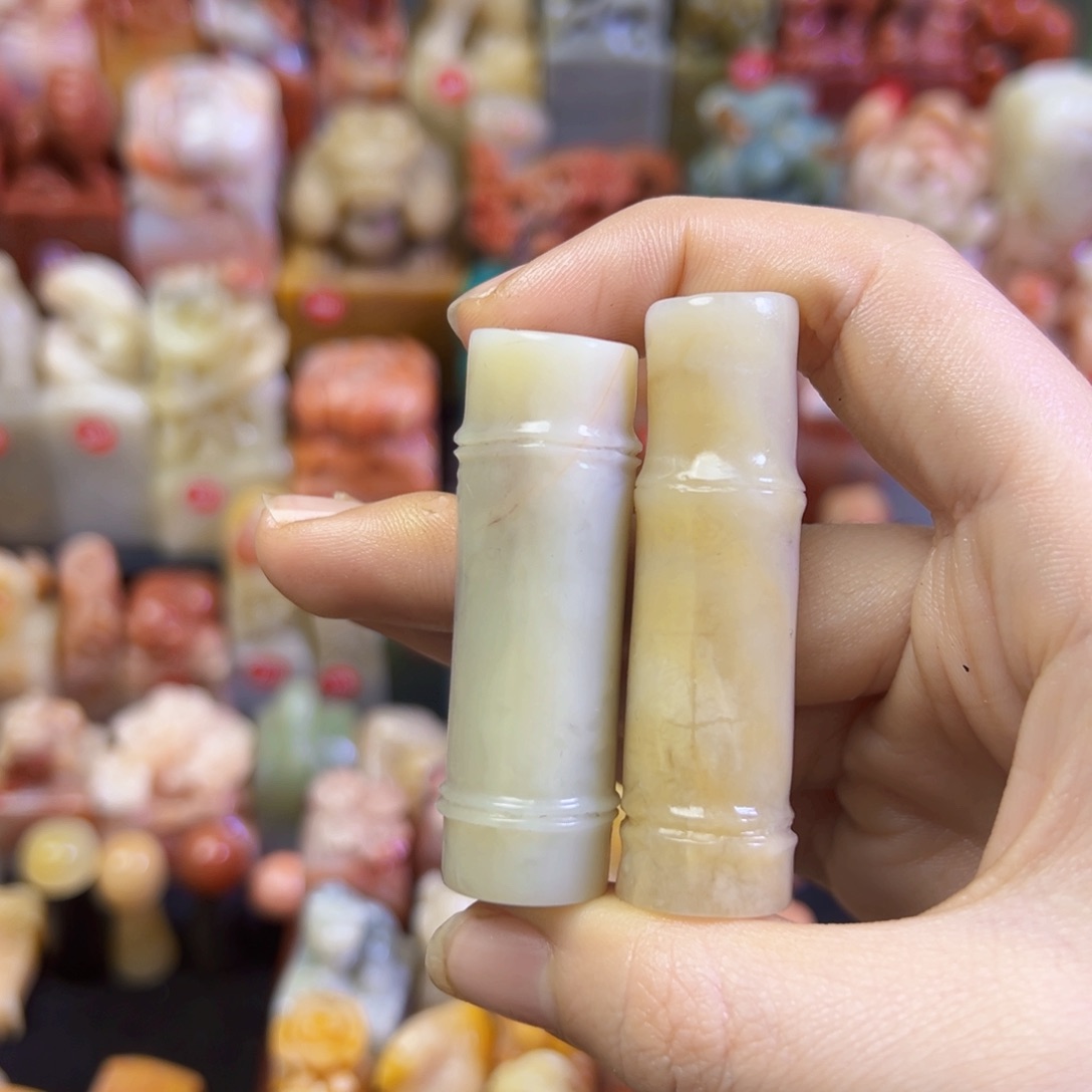 昌化石印石田****甜手工篆刻