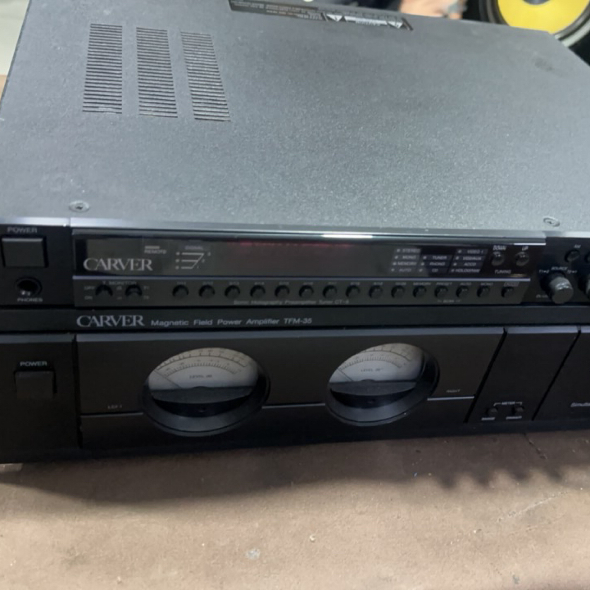 8新  卡维 前后级功放机