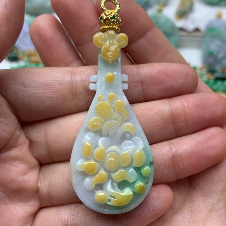 颈饰未镶嵌翡翠翡翠