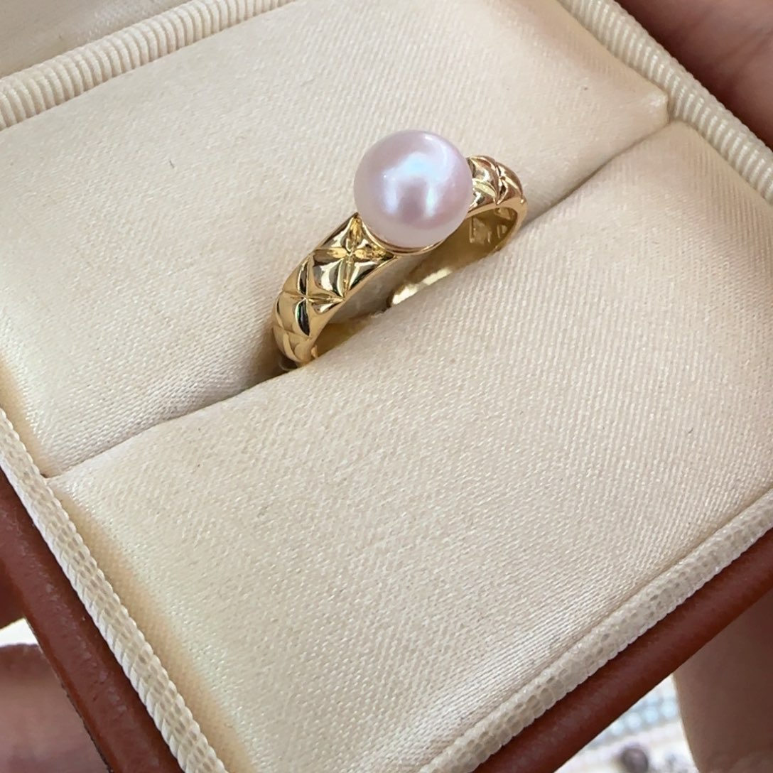 未镶嵌戒指海水珍珠