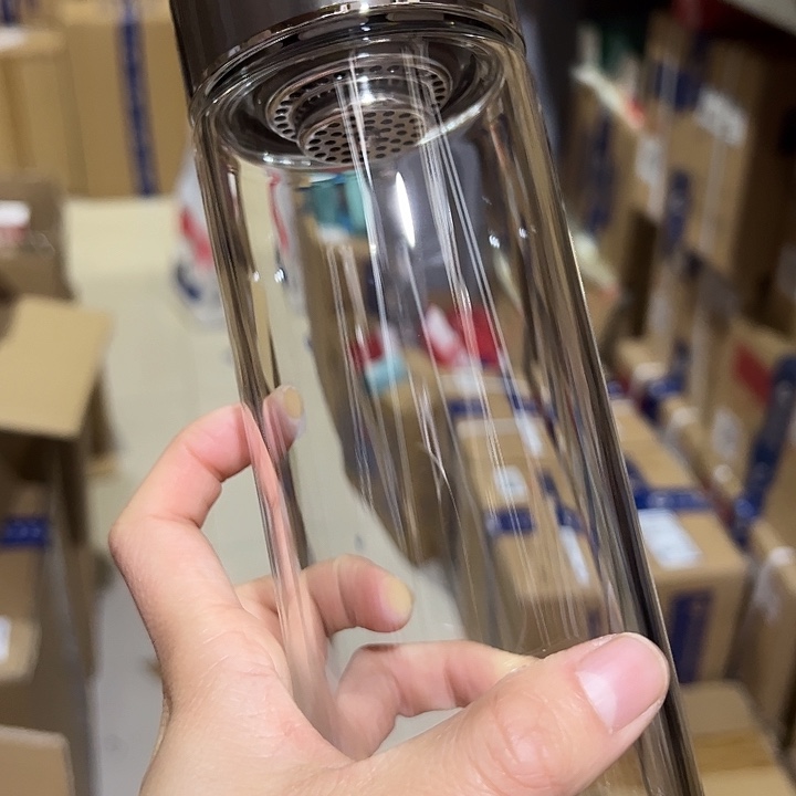 玻璃杯5305301206单层烫手玻璃杯530➕杯套