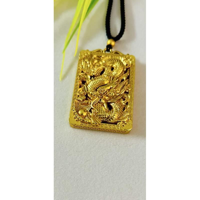 合金锆石吊坠 合金吊坠古法精工龙行天下男款时尚