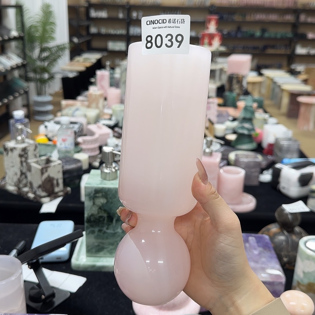 妮*酱8039粉玉气球花瓶福利
