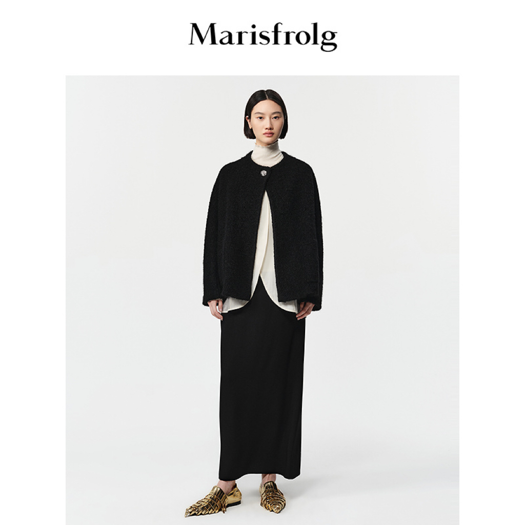【安哥拉马海毛】Marisfrolg玛丝菲尔25秋冬百搭毛呢外套A1FZ4380D