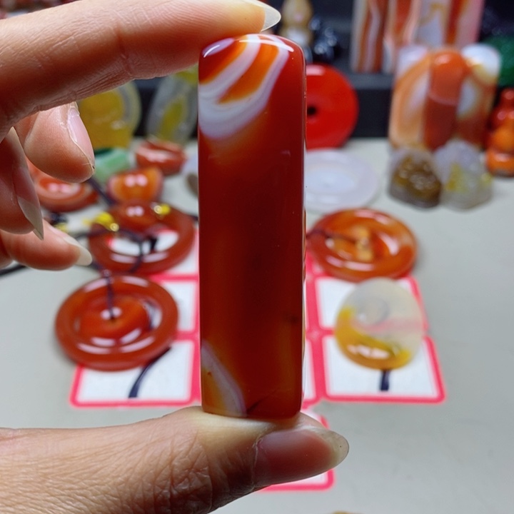未镶嵌吊坠(不含链)玛瑙/玉髓芳*