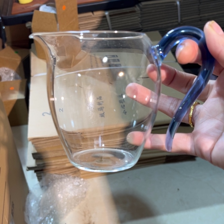 手工艺品玻璃忆然蓝把