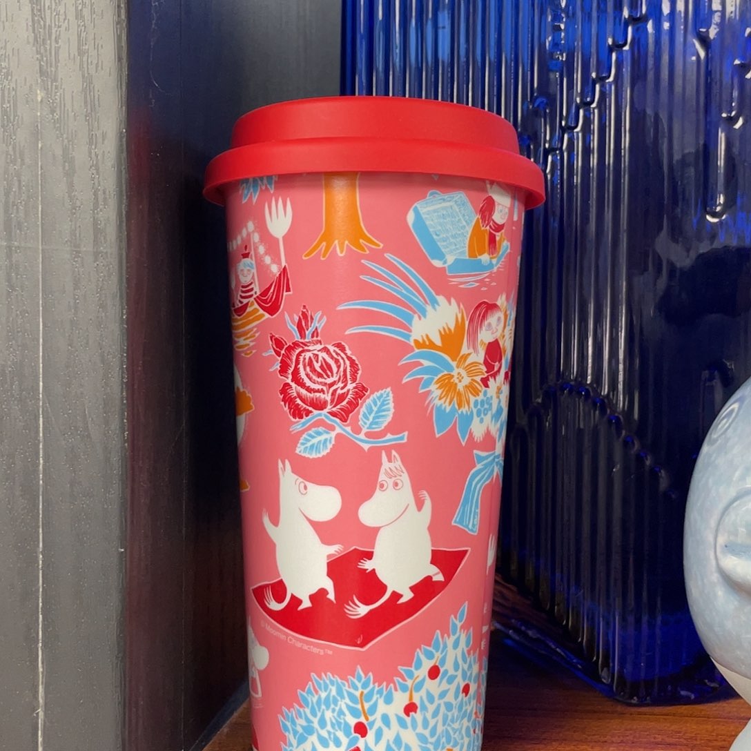 姆明红色随行杯600ml