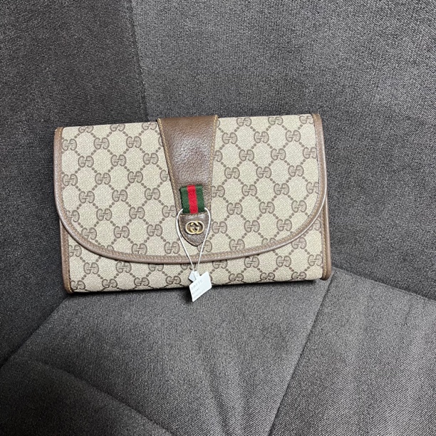 95新 GUCCI/古驰 G专属/古驰手拿包/24123