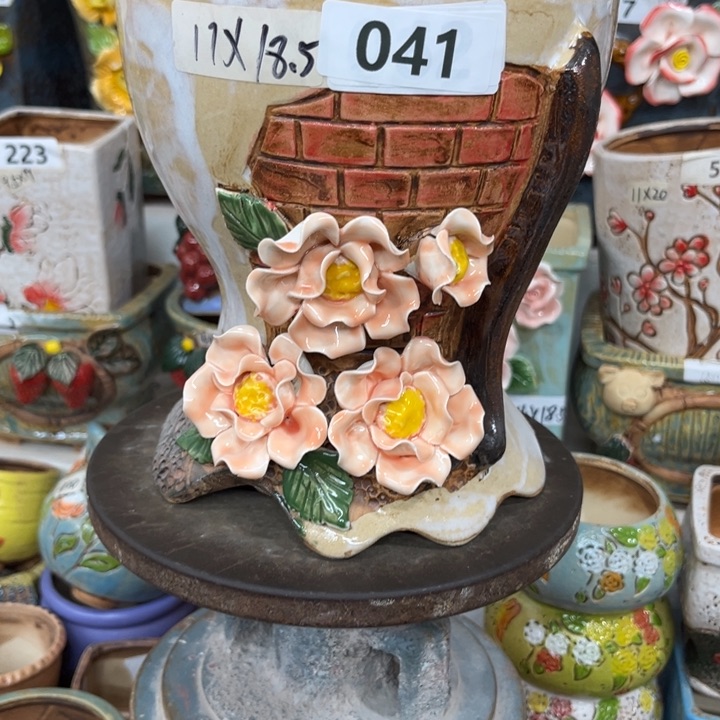 紫砂花盆粗陶材质多肉花盆