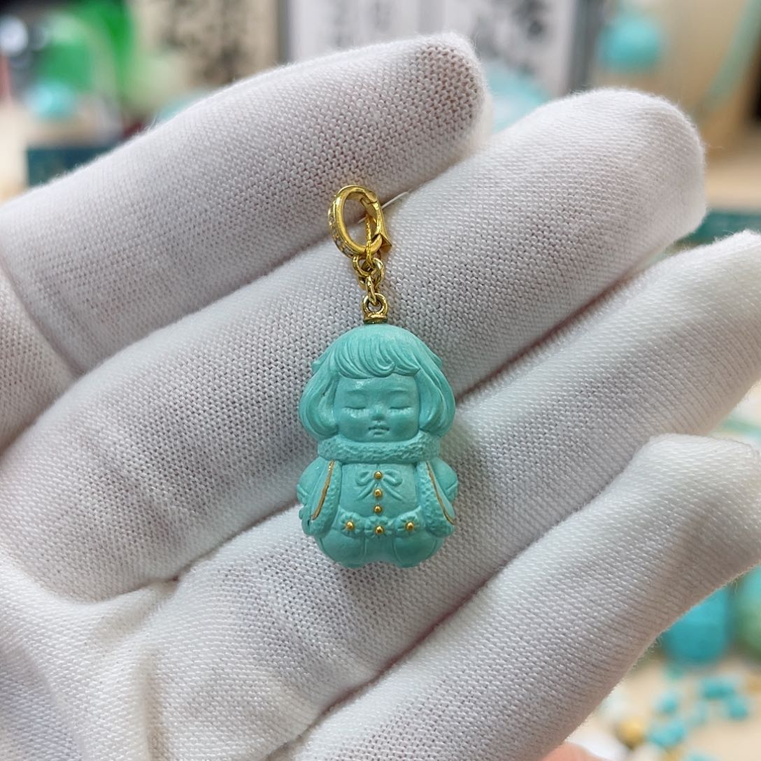 绿松石珠宝奇石未镶嵌