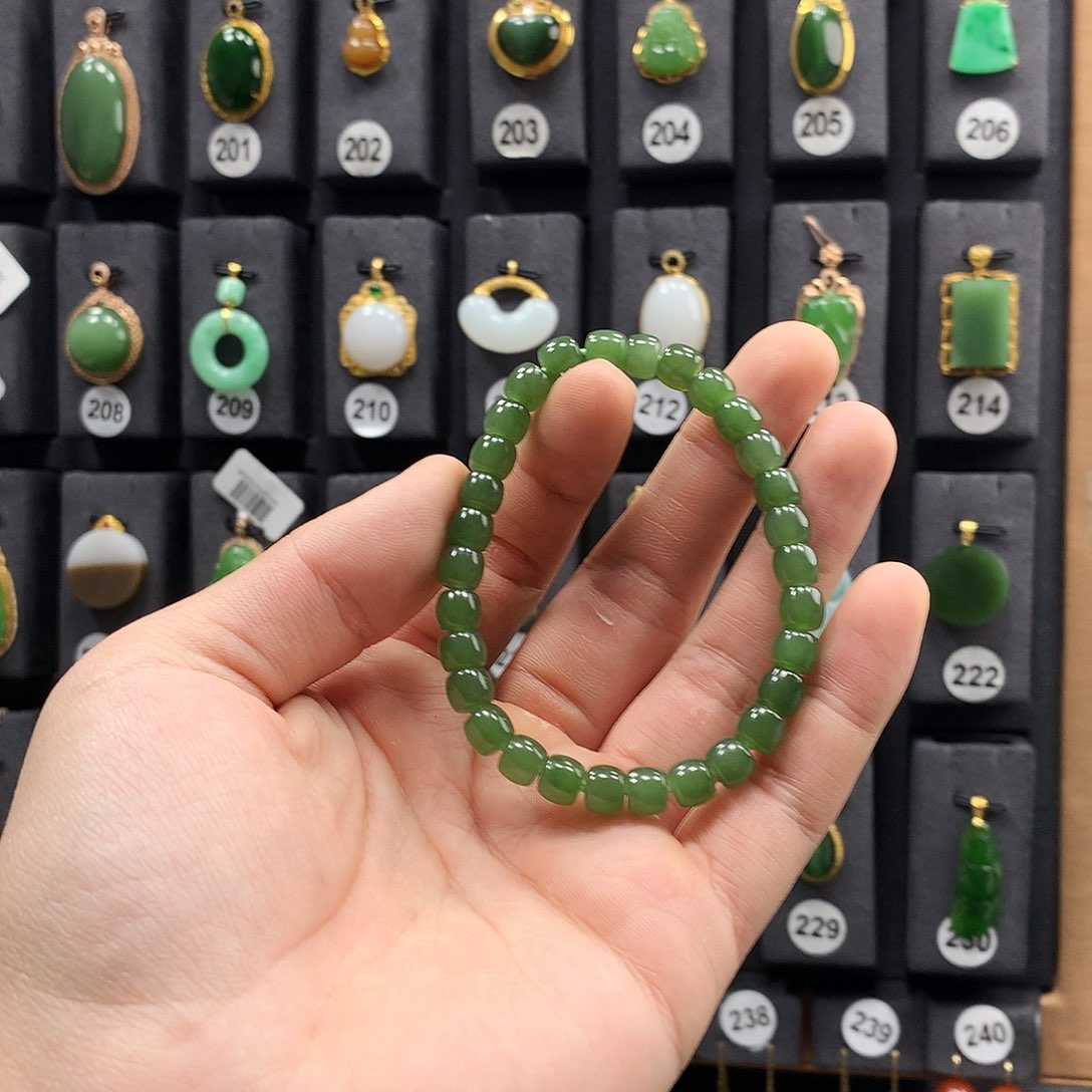 和田玉手链未镶嵌