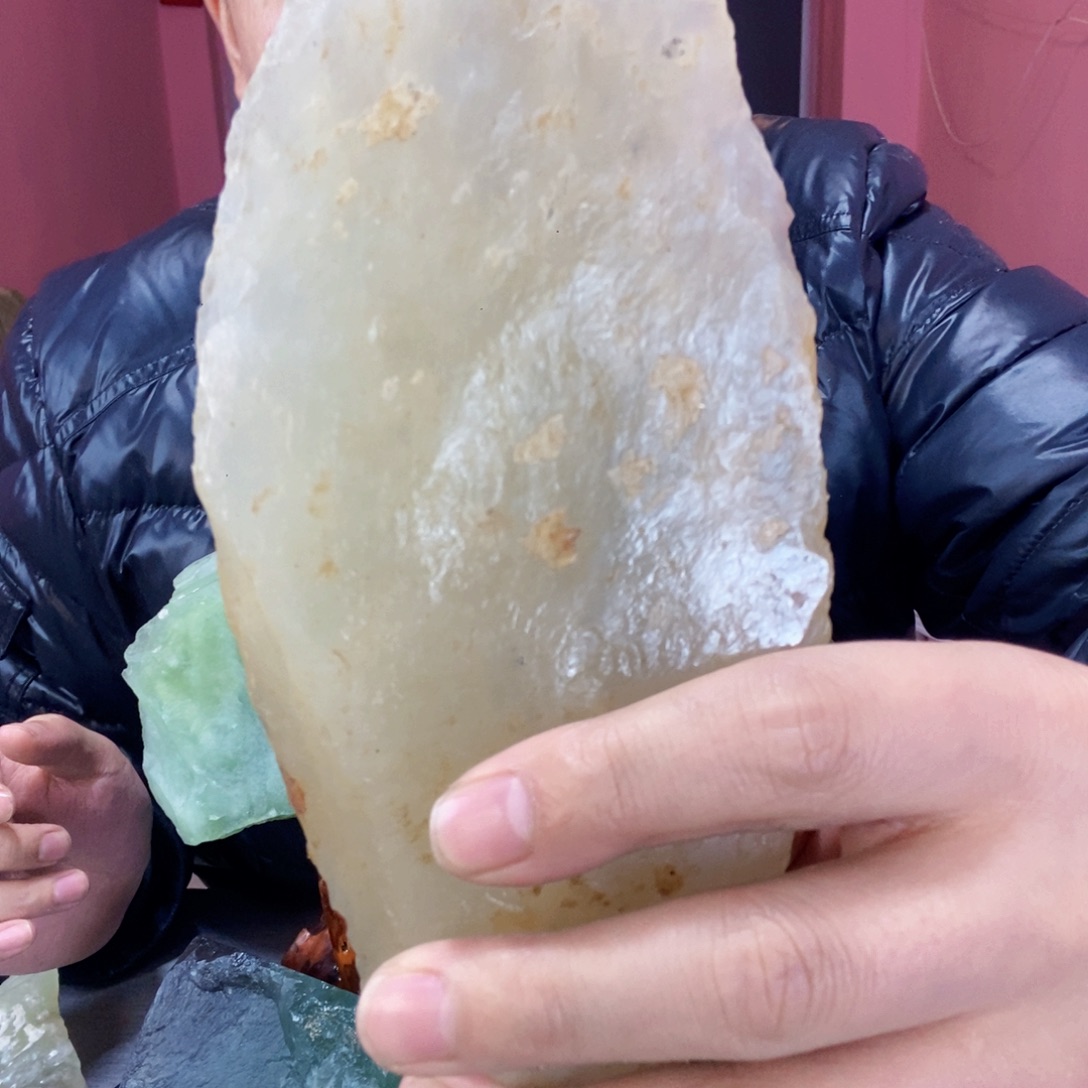 小***炮蛇纹石玉未镶嵌岫玉原石蛇纹石玉