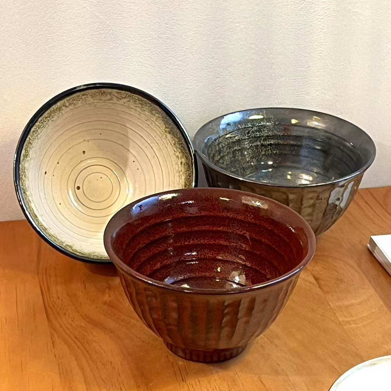  《食野》竖纹系列 拌面碗