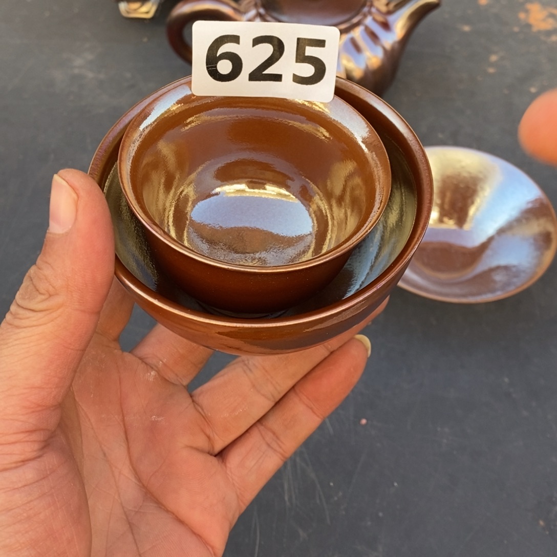 柴烧茶具陶瓷杯子