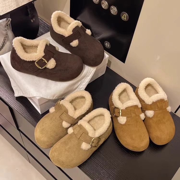 【粉丝专享】新款真皮橡胶底防滑耐磨保暖增高5cm加绒全包8150