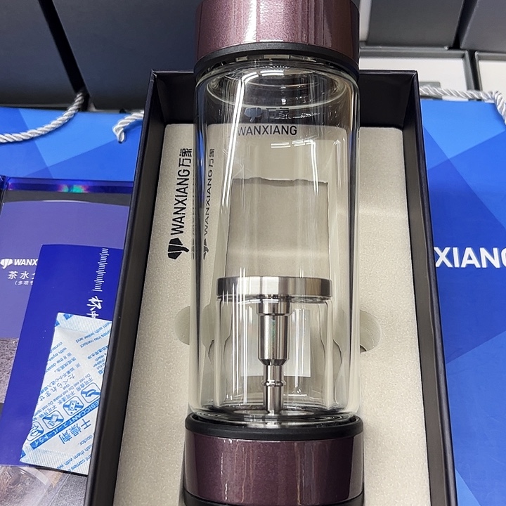 万象单茶水分离杯u158-410紫