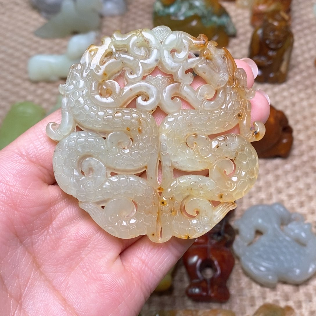 白玉菩提吊坠白玉菩提白玉菩提摆件