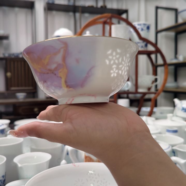 瓷浮想5寸饭碗一个景德镇