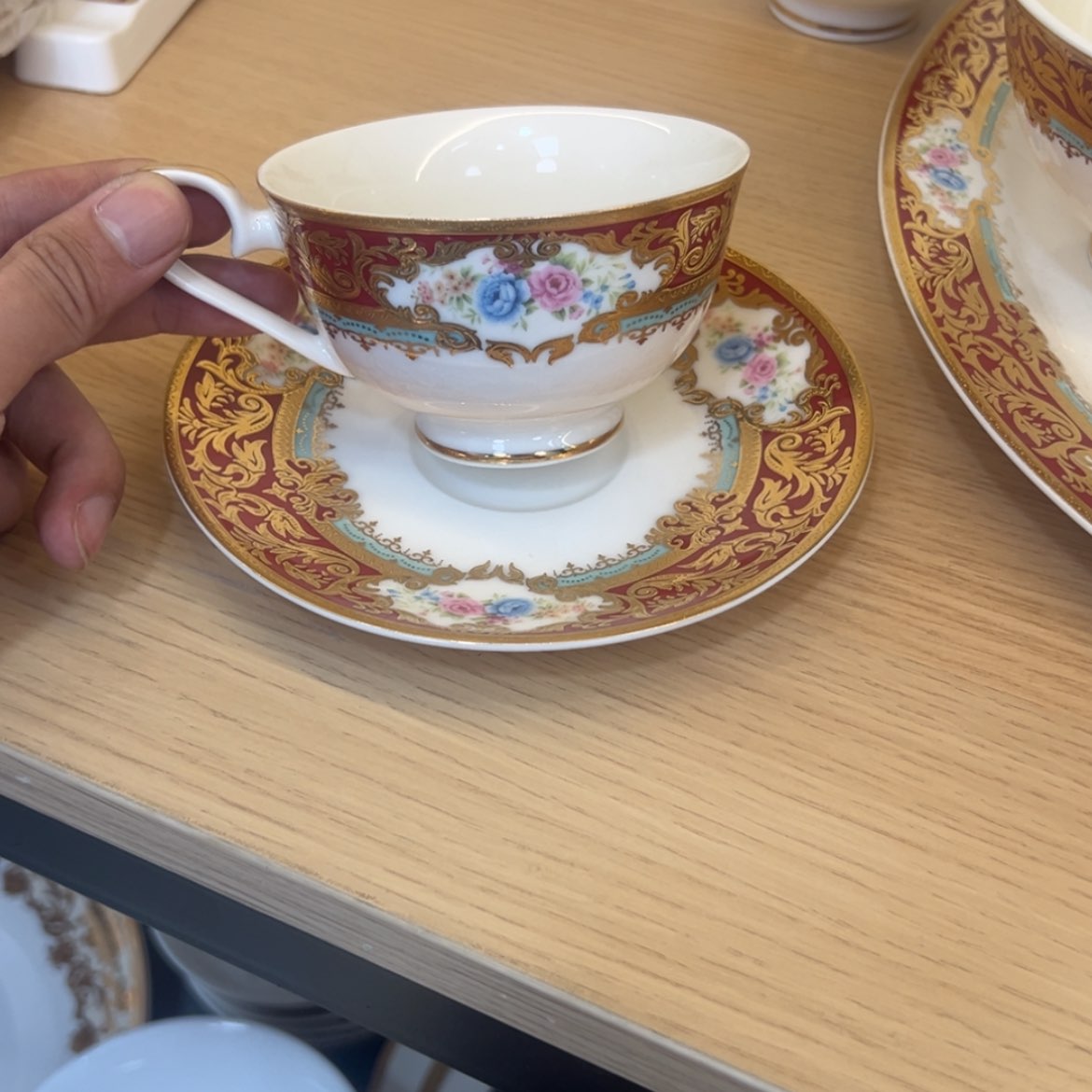 【闪购商品】瓷片220cc容量咖啡杯碟一单一套福利价
