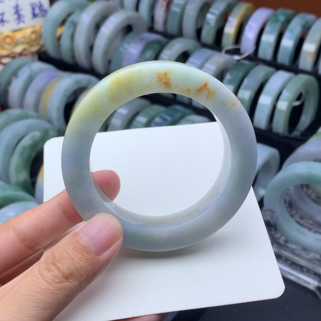 定制翡翠定制手镯未镶嵌定制51-56