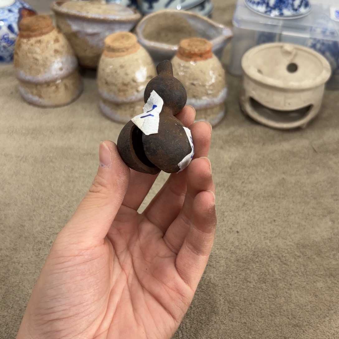 瓷片非常好看的花瓶 