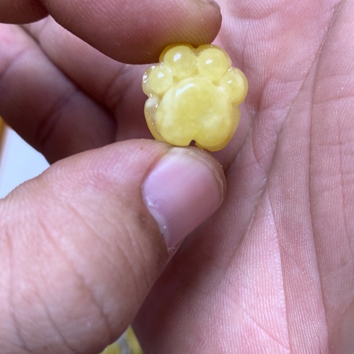 蜜蜡未镶嵌裸石吊坠