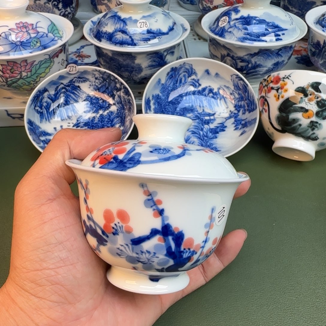 陶纯手工纯手绘茶具293