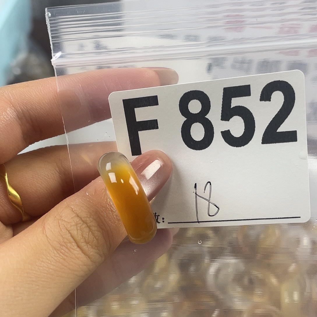 玛瑙/玉髓戒指合金852